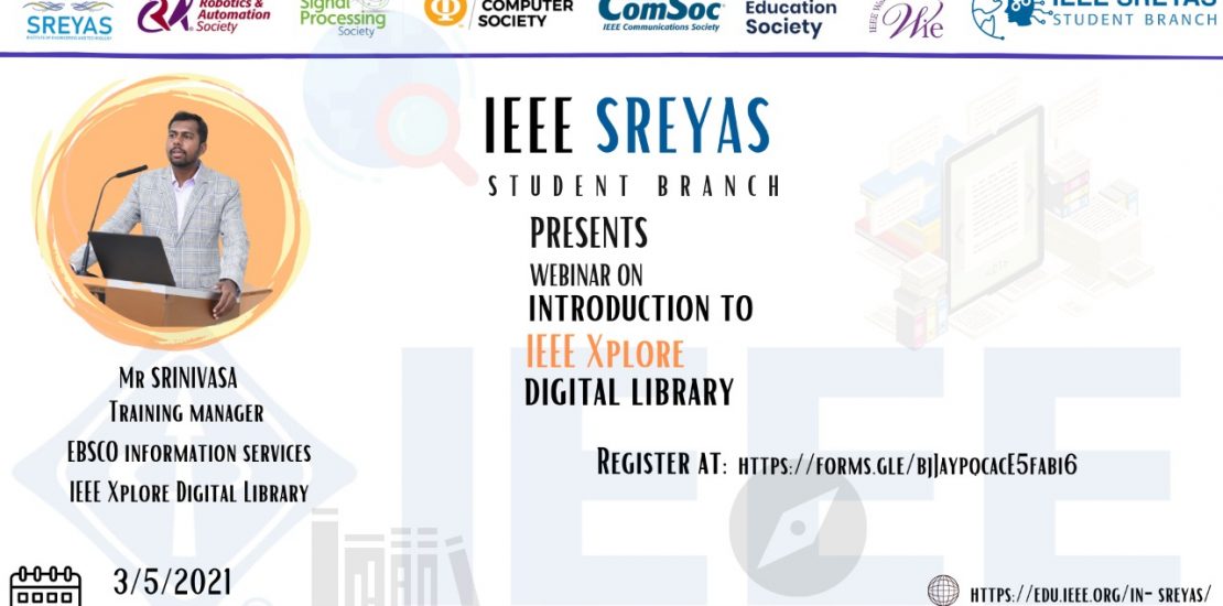 Webinar on “ Introduction to IEEE Xplore”